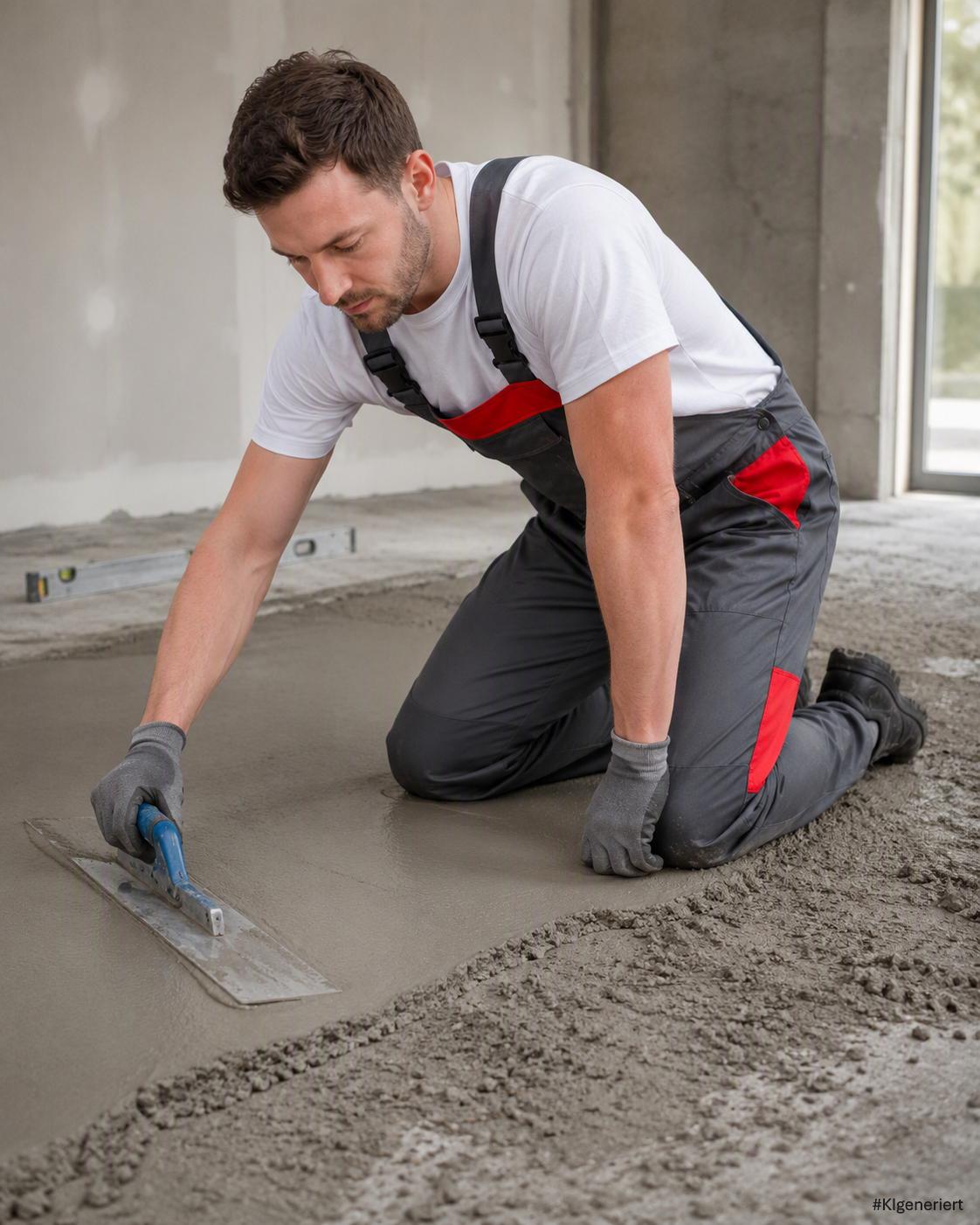 Estrichlegerhose / Latzhose / Abziehhose – Bild 2
